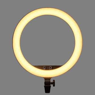 LED Gredzenveida lampas - Godox LR150B LED gredzenveida dimējama bi-color lampa ar statīvu 240F - 45cm - perc šodien veikalā un ar piegādi