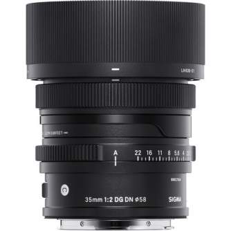 Objektīvi - Sigma 35mm F2.0 DG DN lens (Contemporary) L-Mount 347969 - быстрый заказ от производителя