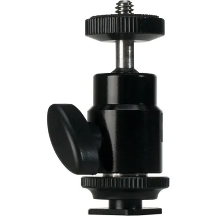 NANLITE MINI BALL HEAD WITH 1/4 AND HOTSHOE AS-BH-1/4