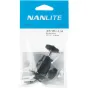Turētāji - NANLITE MINI BALL HEAD WITH 1/4 AND HOTSHOE AS-BH-1/4 - купить сегодня в магазине и с доставкой