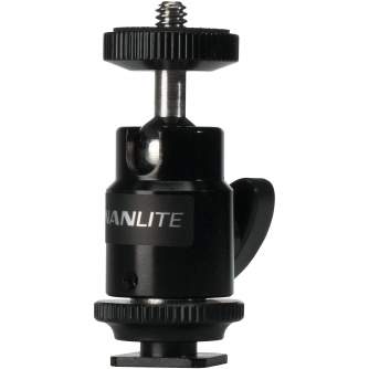 Holders Clamps - NANLITE MINI BALL HEAD WITH 1/4 AND HOTSHOE AS-BH-1/4 - buy today in store and with delivery