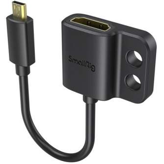 Video vadi, kabeļi - SmallRig 3021 Ultra Slim 4K HDMI Adapter Kabel (D naar A) - купить сегодня в магазине и с доставкой