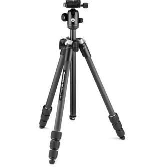 Штативы для фотоаппаратов - Manfrotto tripod Element MII Mobile Bluetooth Carbon MKELMII4CMB-BH, black - купить сегодня в магази