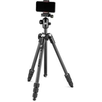 Штативы для фотоаппаратов - Manfrotto tripod Element MII Mobile Bluetooth Carbon MKELMII4CMB-BH, black - купить сегодня в магази