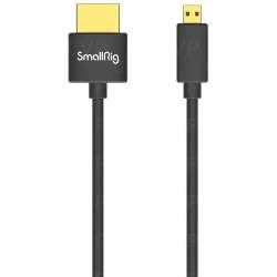 Video vadi, kabeļi - SmallRig 3043 HDMI Cable Micro to Full Ultra Slim 4K 55cm (D to A) - perc šodien veikalā un ar piegādi