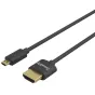 SmallRig Ultra Slim 4K HDMI cable (Micro HDMI to HDMI Type A) 35cm, ultra-thin 3.6mm design for professional camera rigs with included cable tie