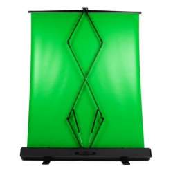 Background Set with Holder - StudioKing Roll-Up Green Screen FB-150200FG 150x200 cm Chroma Green - buy today in store and with delivery