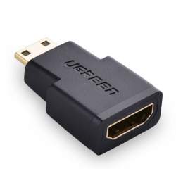 Accessories for microphones - UGREEN 20101 Mini HDMI - HDMI adapter (black) (20101) - buy today in store and with delivery
