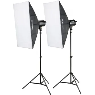 Studio flash kits - Bresser BRM-300AM Studio set 2x 300W - buy today in store and with delivery