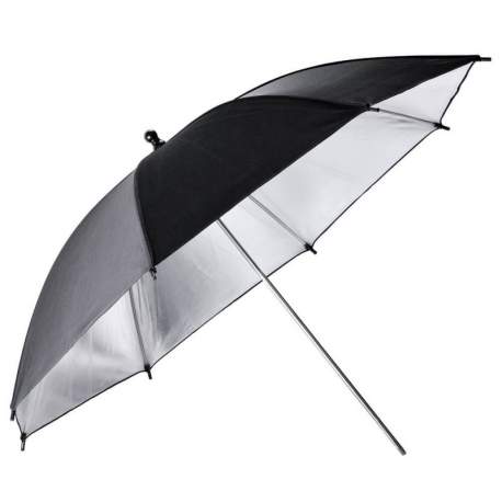 Godox UB-002 Black and Silver Umbrella. (101cm) - Foto