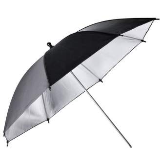Foto lietussargi - Godox UB-002 Black and Silver Umbrella (101cm) - ātri pasūtīt no ražotāja