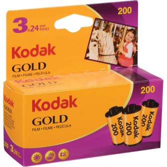 Foto filmiņas - KODAK 135 GOLD 200-24X3 CARDED - perc šodien veikalā un ar piegādi