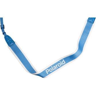 Ремни и держатели для камеры - POLAROID CAMERA STRAP FLAT BLUE STRIPE 6049 - быстрый заказ от производителя