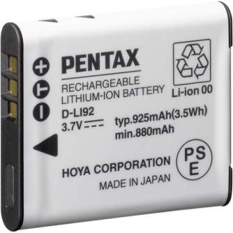 Kameru akumulatori - PENTAX BATTERY LI ION D-LI92 - ātri pasūtīt no ražotāja