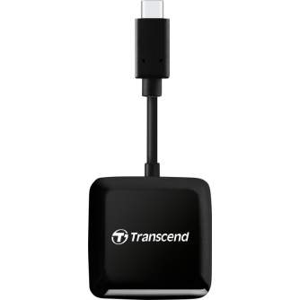 Memory Cards - TRANSCEND CARD READER RDC3 - SD/MICROSD USB 3.2 (USB TYPE-C) TS-RDC3 - quick order from manufacturer