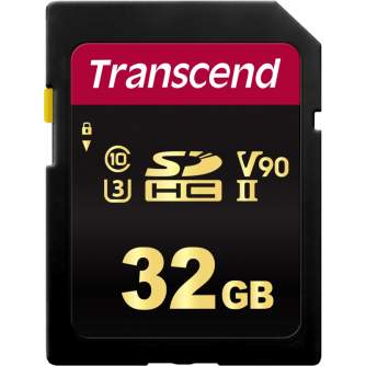 Memory Cards - TRANSCEND SDXC/SDHC 700S SD UHS-II U3 (V90) R285/W180 32GB TS32GSDC700S - quick order from manufacturer