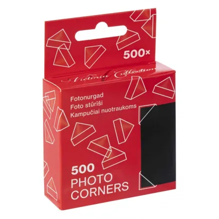 Victoria Collection Self-Adhesive Photo Corners, 500 Pieces