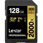 Memory Cards - LEXAR PRO 2000X SDHC/SDXC UHS-II U3(V90) R300/W260 (W/O CARDREADER) 128GB LSD2000128G-BNNNG - buy today in Master Foto store and with delivery Best choise selected by experts