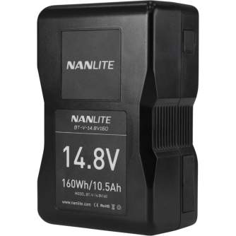 V-Mount Baterijas - NANLITE BATTERY V-MOUNT 14.8V 160WH BT-V-14.8V160 - ātri pasūtīt no ražotāja