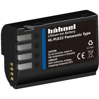Батареи для камер - HÄHNEL BATTERY PANASONIC HL-PLK22 1000 169.6 - быстрый заказ от производителя