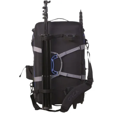 ORCA OR-48 AUDIO ACCESSORY BAG - BUILT IN TROLLEY OR-48