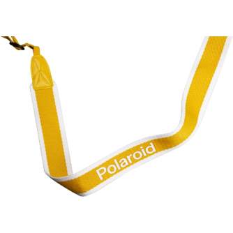 Bags for Instant cameras - POLAROID CAMERA STRAP FLAT YELLOW STRIPE 6052 - quick order from manufacturer