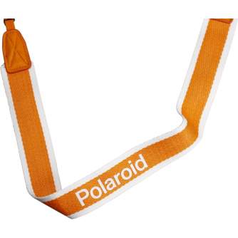 Bags for Instant cameras - POLAROID CAMERA STRAP FLAT ORANGE STRIPE 6053 - quick order from manufacturer