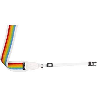 Bags for Instant cameras - POLAROID CAMERA STRAP FLAT RAINBOW WHITE 6054 - quick order from manufacturer