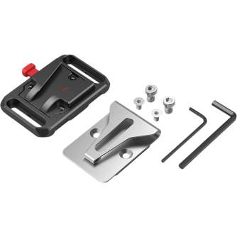Accessories for rigs - SmallRig 2990 Mini V Mount Batterij Plaat met Riem Clip 2990 - quick order from manufacturer