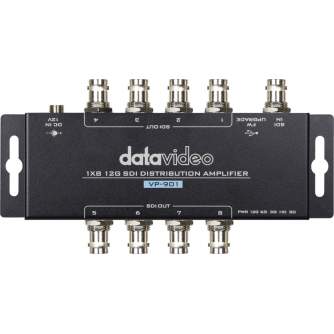 Signāla kodētāji, pārveidotāji - DATAVIDEO VP-901 1 TO 8 OUTPUTS DISTRIBUTION AMPLIFIER VP-901 - ātri pasūtīt no ražotāja