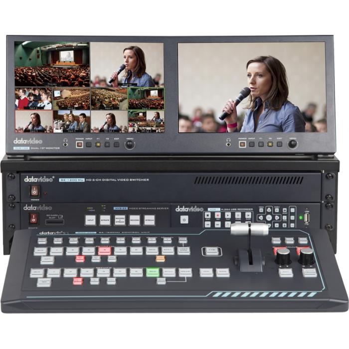 Video mixer - DATAVIDEO GO-1200-STUDIO 6 INP HDMI/SDI SWITCHER W. STREAMING/REC GO-1200-STUDIO - quick order from manufacturer