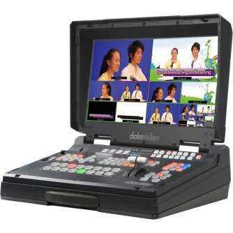Video mixer - DATAVIDEO HS-1300 6 INP HD SWITCHER IN CASE WITH STREAMING HS-1300 - quick order from manufacturer