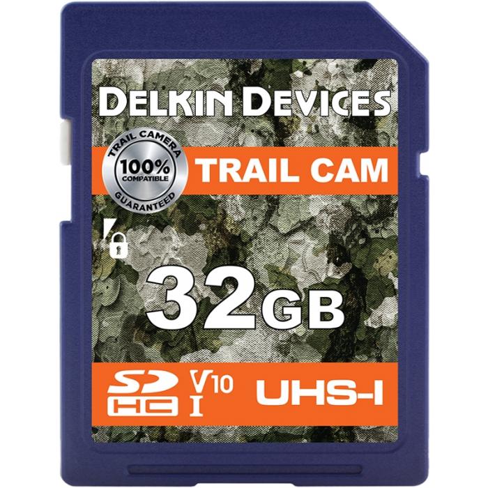 Карты памяти - DELKIN TRAIL CAM SDHC (V10) R100/W30 32GB DDSDTRL-32GB - быстрый заказ от производителя