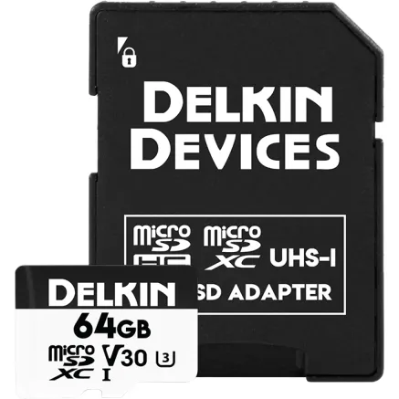 DELKIN TRAIL CAM HYPERSPEED MICROSDHC (V30) R100/W75 64GB DDMSDAHS64GB