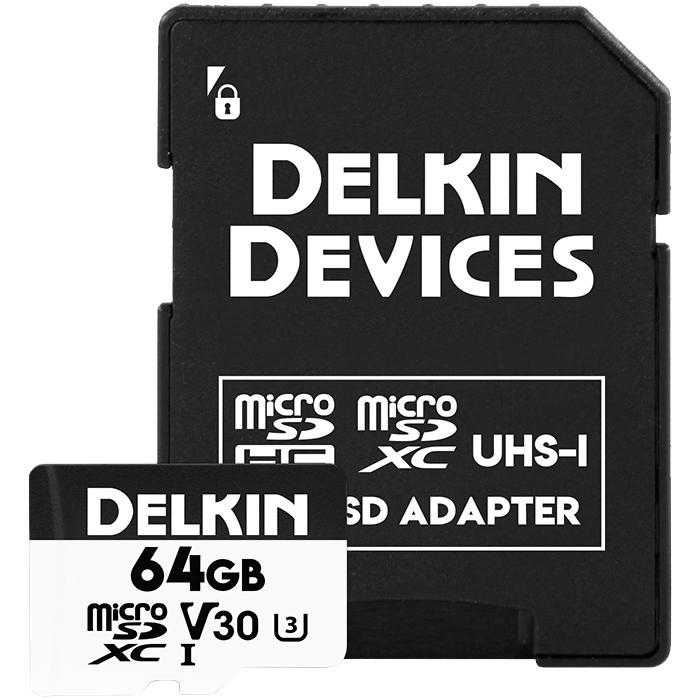 Atmiņas kartes - DELKIN TRAIL CAM HYPERSPEED MICROSDHC (V30) R100/W75 64GB DDMSDAHS64GB - ātri pasūtīt no ražotāja