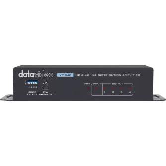 Signāla kodētāji, pārveidotāji - DATAVIDEO VP-840 HDMI DISTRIBUTION AMPLIFIER 1>4 VP-840 - ātri pasūtīt no ražotāja