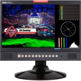 External LCD Displays - DATAVIDEO TLM-170V MONITOR W WFM/VECTOR SCOPE (DESKTOP) TLM-170V - quick order from manufacturer