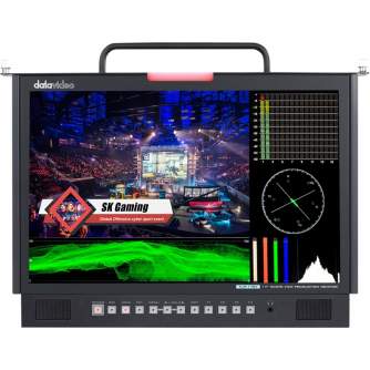 LCD monitori filmēšanai - DATAVIDEO TLM-170VM MONITOR W WFM/VECTOR SCOPE (1U TRAY) TLM-170VM - ātri pasūtīt no ražotāja