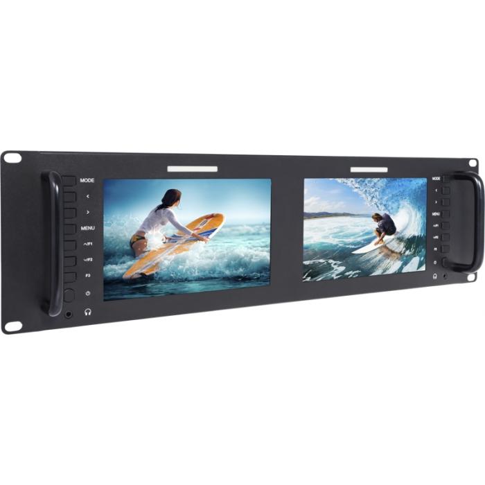 LCD monitori filmēšanai - SEETEC MONITOR D71-H （DUAL 7" 3RU）2*7 INCH D71-H - ātri pasūtīt no ražotāja