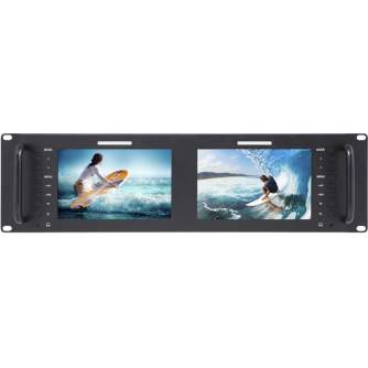 LCD monitori filmēšanai - SEETEC MONITOR D71-H （DUAL 7" 3RU）2*7 INCH D71-H - ātri pasūtīt no ražotāja