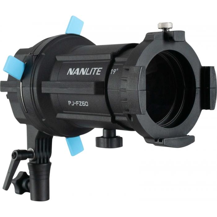 Насадки для света - NANLITE PROJECTOR MOUNT FOR FM MOUNT W/19° LENS PJ-FMM-19 - быстрый заказ от производителя