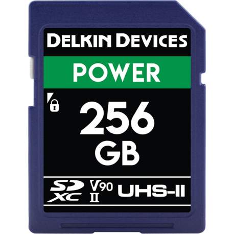 Карты памяти - DELKIN SD POWER 2000X UHS-II U3 (V90) R300/W250 256GB DDSDG2000256 - быстрый заказ от производителя