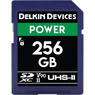 Memory Cards - DELKIN SD POWER 2000X UHS-II U3 (V90) R300/W250 256GB DDSDG2000256 - quick order from manufacturer