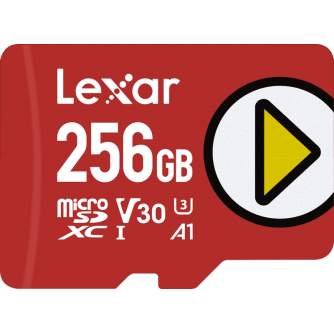 Memory Cards - LEXAR PLAY MICROSDXC UHS-I R150 256GB LMSPLAY256G-BNNNG - quick order from manufacturer