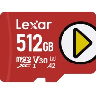 Memory Cards - LEXAR PLAY MICROSDXC UHS-I R150 512GB LMSPLAY512G-BNNNG - quick order from manufacturerMemory Cards - LEXAR PLAY MICROSDXC UHS-I R150 512GB LMSPLAY512G-BNNNG - quick order from manufacturer