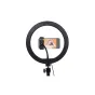 Ring Light - StudioKing SK-K191 LED dimmable bi-color LED ring light with stand and smartphone - buy today in store and with delivery