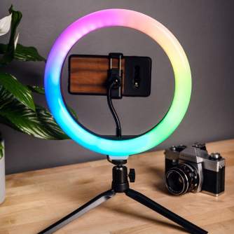 Vairs neražo - Newell RL10 RGB LED Vlogging Kit with tripod