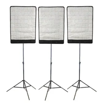 LED Light Set - Falcon Eyes Flexible LED Panel RX-18TD Set 3 - quick order from manufacturer