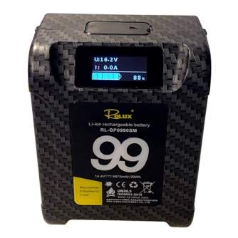 V-Mount Baterijas - Rolux Smart V-Mount Battery RL-BP0990SM 99Wh 14,4V 6875mAh - ātri pasūtīt no ražotāja