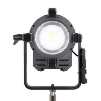 LED Fresnel Prožektori - Falcon Eyes Bi-Color LED Spot Lamp Dimmable DLL-1600TDX on 230V or Battery - ātri pasūtīt no ražotāja